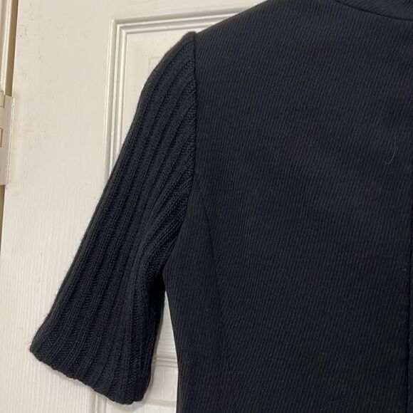Errenno Ladies Black Wood Blend Sweater Dress - Size 40/Small - Picture 4 of 5